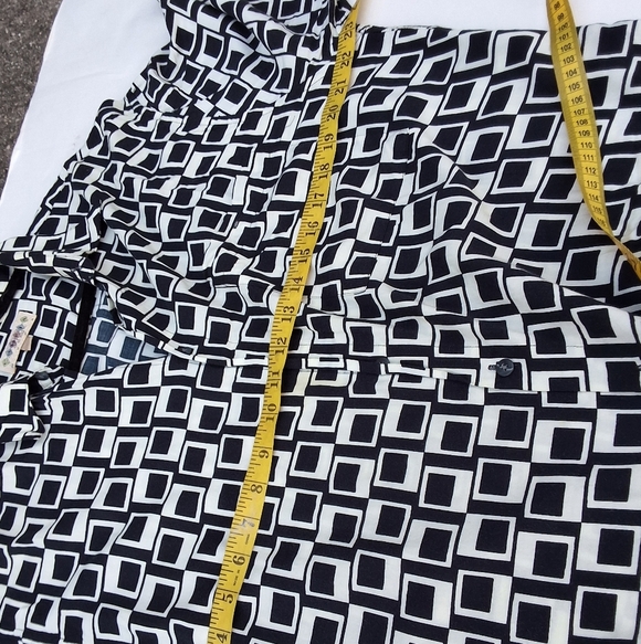 Vintage Campia Moda Modernist Old Tv Box Print Deco Style Short Sleeve Shirt L - Picture 9 of 11